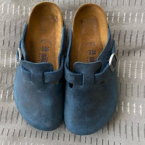 Birkenstock Leather Round Toe Clog - SZ36